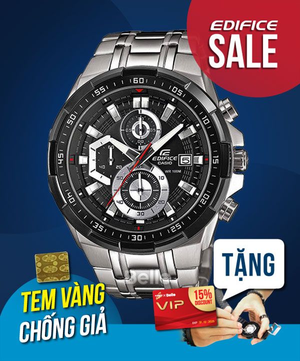  [Pin Miễn Phí Trọn Đời] EF-539D-1AVUDF - Đồng hồ Casio Edifice - Tem vàng chống giả 