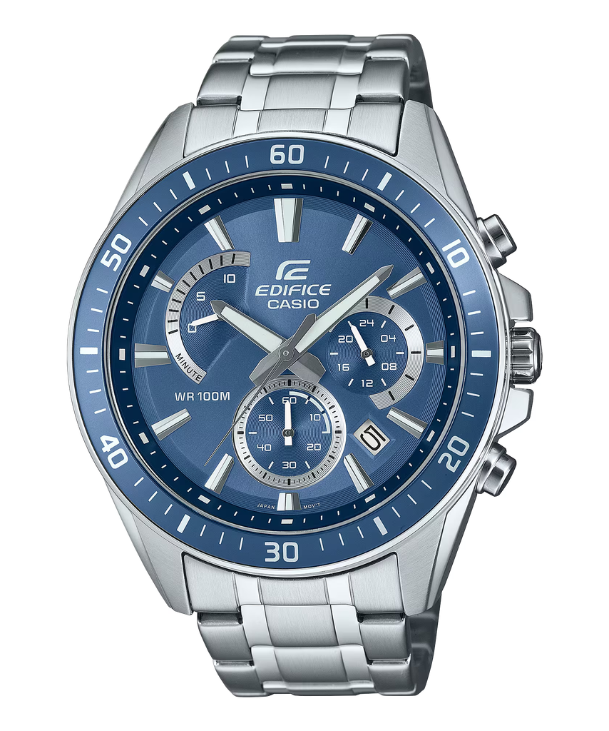  Casio Edifice EFR-552D-2A - Uy tín từ 2009, Tem vàng chống giả, Bảo hành 1 năm, Pin miễn phí trọn đời 