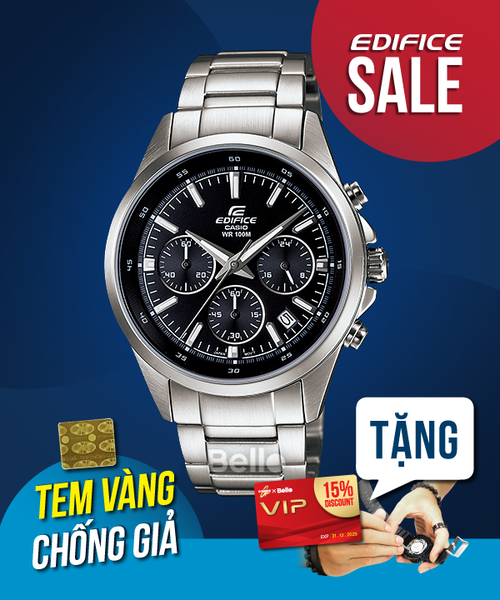  Casio Edifice EFR-527D-1AVUDF - Uy tín từ 2009, Tem vàng chống giả, Bảo hành 1 năm, Pin miễn phí trọn đời 