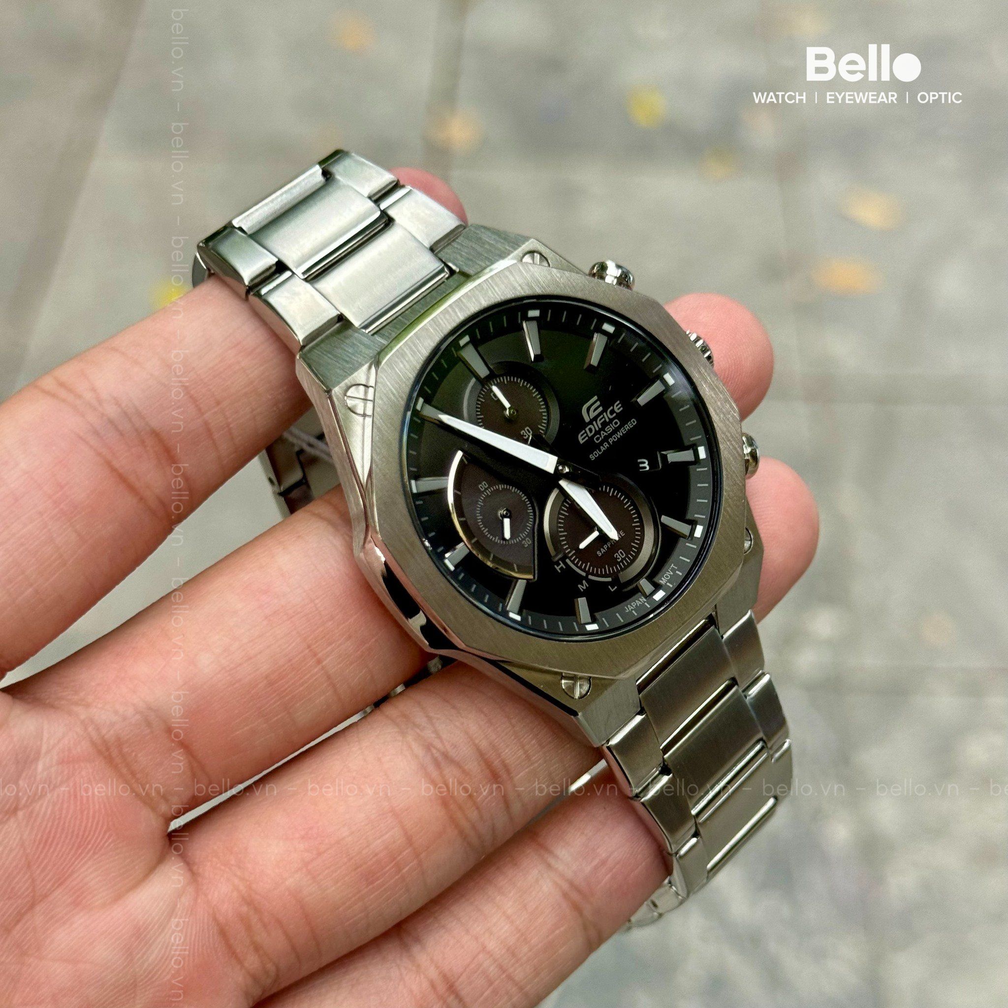 Casio Edifice EFS S570D 1A Uy tin t 2009 Tem vang ch ng gi B o h Bello HN TP.HCM