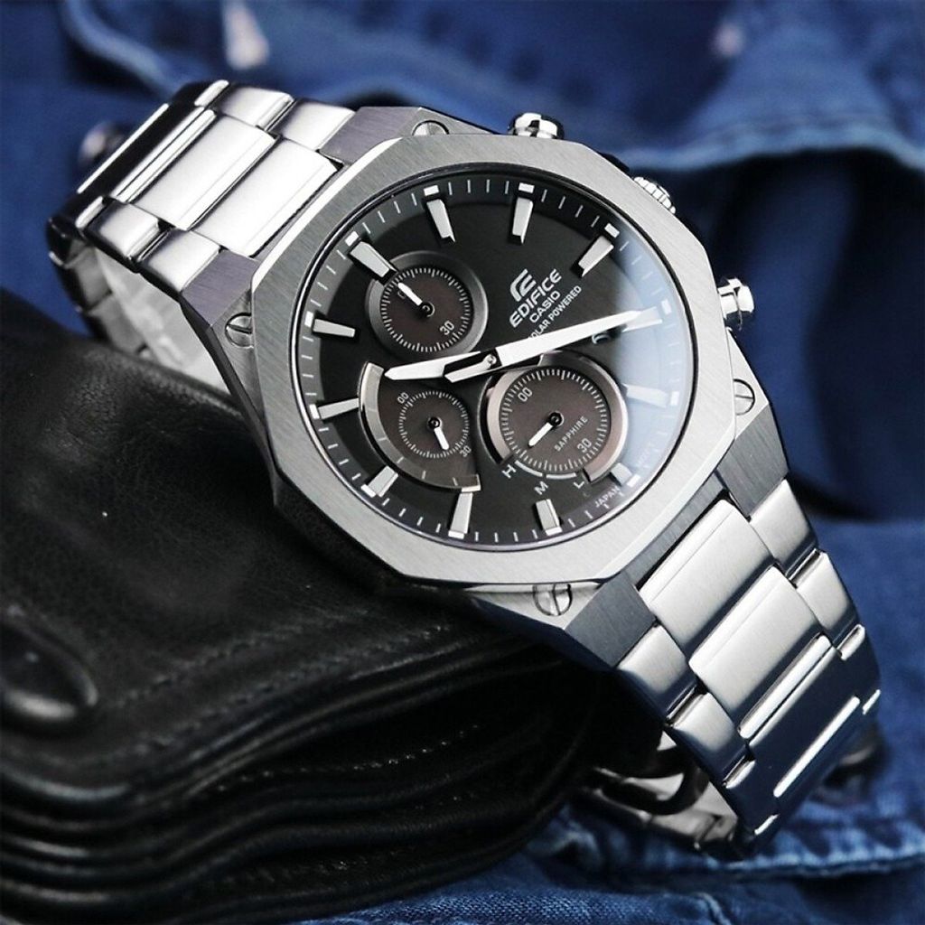  [Pin Miễn Phí Trọn Đời] EFS-S570D-1A - Đồng hồ Casio Edifice - Tem vàng chống giả 