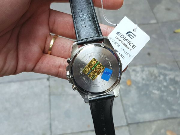  Casio Edifice EFV-550L-1AVUDF - Uy tín từ 2009, Tem vàng chống giả, Bảo hành 1 năm, Pin miễn phí trọn đời 