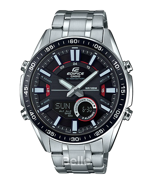  [Pin Miễn Phí Trọn Đời] EFV-C100D-1A - Đồng hồ Casio Edifice - Tem vàng chống giả 