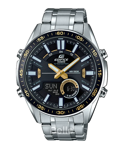  [Pin Miễn Phí Trọn Đời] EFV-C100D-1B - Đồng hồ Casio Edifice - Tem vàng chống giả 