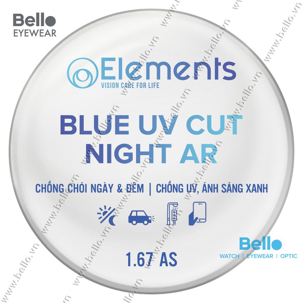  Tròng Kính Chống Chói Lái Xe Ngày Và Đêm Elements Night AR 