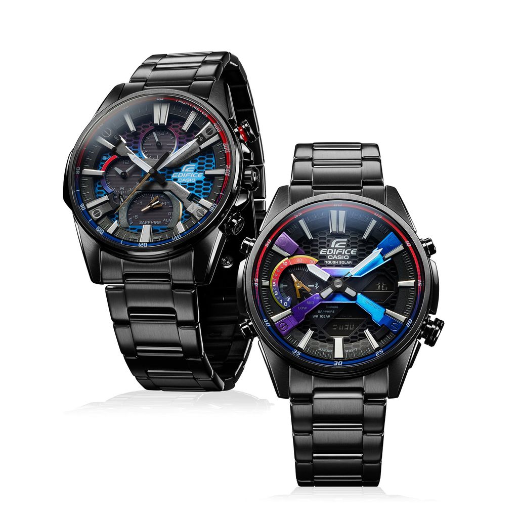  [Pin Miễn Phí Trọn Đời] ECB-S100HG-1ADF - Đồng hồ Casio Edifice - Tem vàng chống giả 