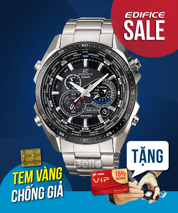  Casio Edifice EQS-500DB-1A1DR - Uy tín từ 2009, Tem vàng chống giả, Bảo hành 1 năm, Pin miễn phí trọn đời 