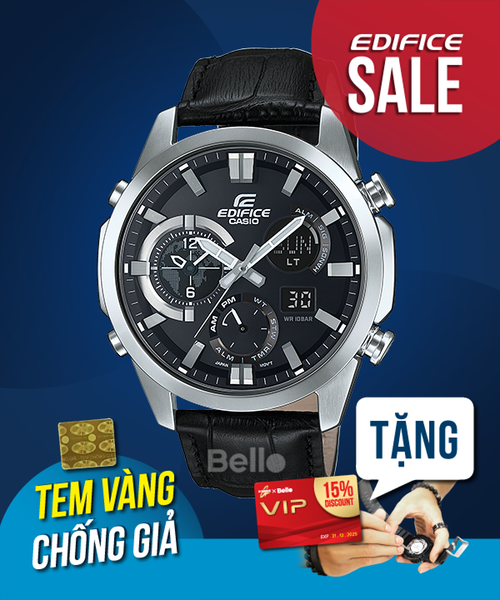  Casio Edifice ERA-500L-1ADR - Uy tín từ 2009, Tem vàng chống giả, Bảo hành 1 năm, Pin miễn phí trọn đời 