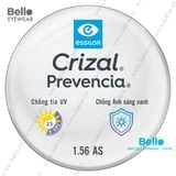  Tròng Kính Chống Ánh Sáng Xanh Essilor Crizal Prevencia 