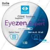  Tròng Kính Chống Mỏi Đổi Màu Essilor Eyezen Expert Gen 8 Xanh Biển cho người 45 đến 50 tuổi 