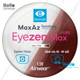  Tròng Kính Chống Mỏi Đổi Màu Essilor Eyezen Max Gen 8 Nâu Trà cho người 40 đến 44 tuổi 
