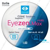  Tròng Kính Chống Mỏi Đổi Màu Essilor Eyezen Max Gen 8 Xanh Biển cho người 40 đến 44 tuổi 