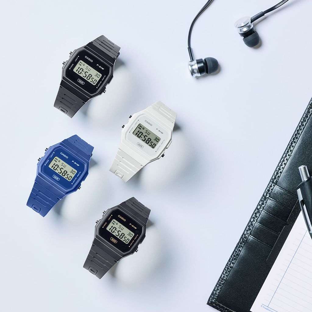  Casio F-91WB-8A - Uy tín từ 2009, Tem vàng chống giả, Bảo hành 1 năm, Pin miễn phí trọn đời 