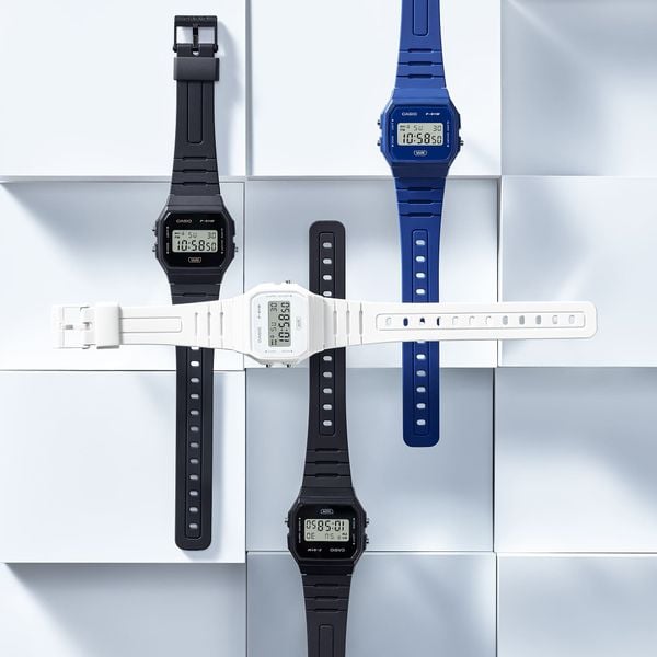  Casio F-91WB-8A - Uy tín từ 2009, Tem vàng chống giả, Bảo hành 1 năm, Pin miễn phí trọn đời 