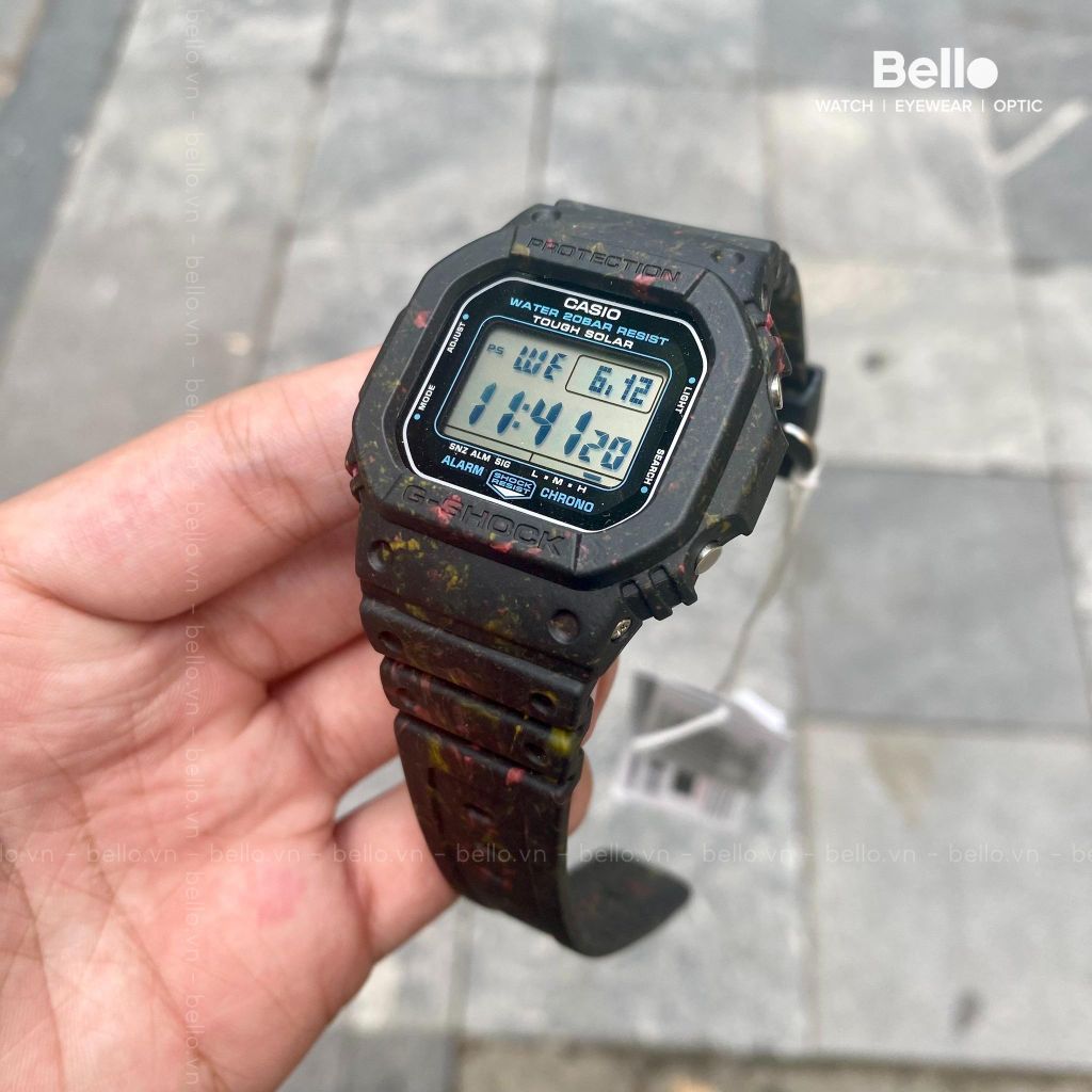  [LIMITED] Casio G-Shock G-5600BG-1DR - Uy tín từ 2009, Tem vàng chống giả, Bảo hành 5 năm, Pin miễn phí trọn đời 