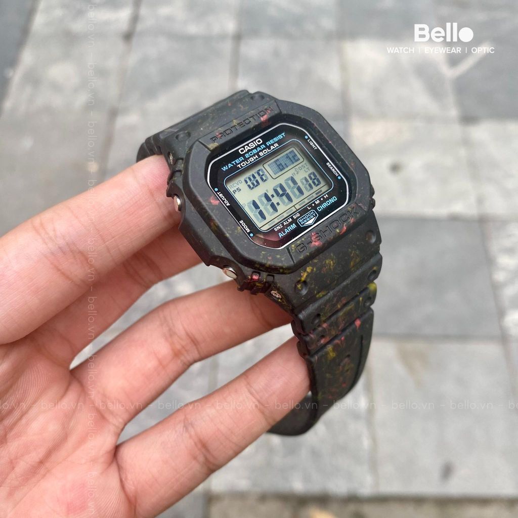 [LIMITED] Casio G-Shock G-5600BG-1DR - Uy tín từ 2009, Tem vàng chống giả, Bảo hành 5 năm, Pin miễn phí trọn đời 