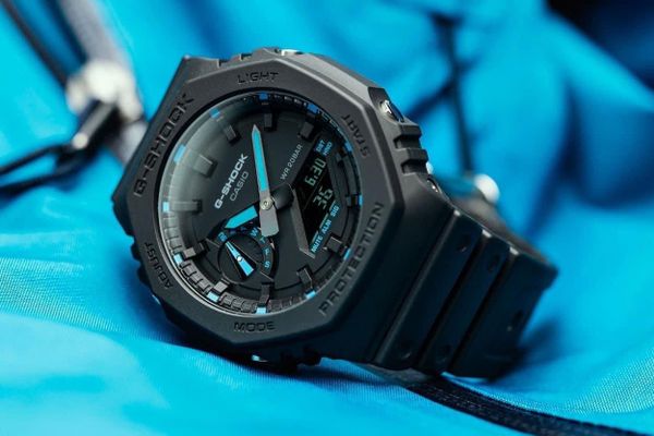  Casio G-Shock GA-2100-1A2 - Uy tín từ 2009, Tem vàng chống giả, Bảo hành 5 năm, Pin miễn phí trọn đời 