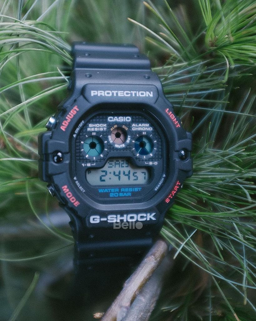  [Pin Miễn Phí Trọn Đời] DW-5900-1 - Đồng hồ G-Shock Nam - Tem Vàng Chống Giả 