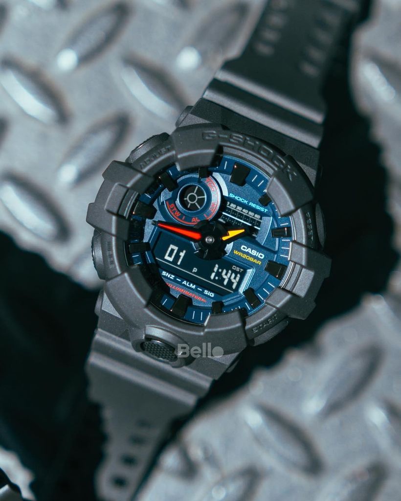  [Pin Miễn Phí Trọn Đời] GA-700BMC-1A - Đồng hồ G-Shock Nam - Tem Vàng Chống Giả 