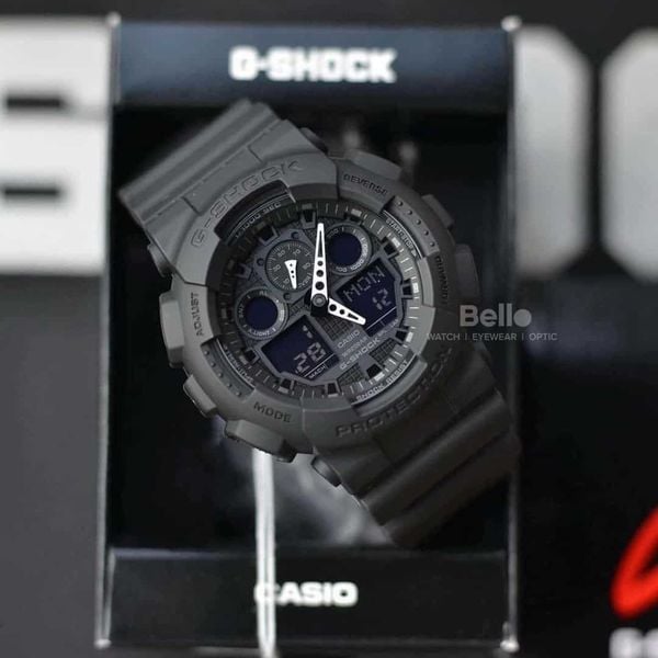  Casio G-Shock GA-100-1A1 - Uy tín từ 2009, Tem vàng chống giả, Bảo hành 5 năm, Pin miễn phí trọn đời 