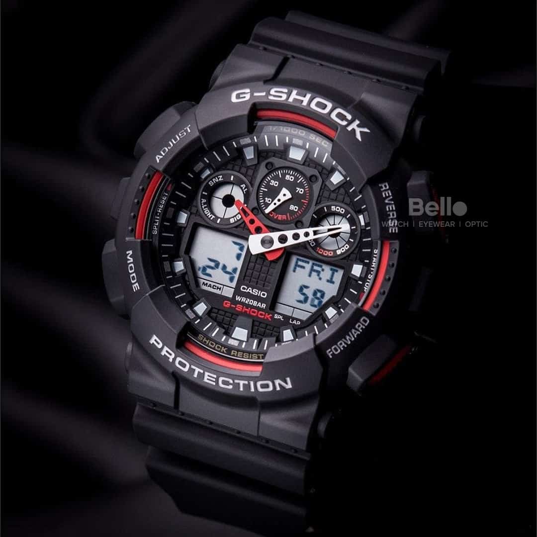 GA-100-1A4DR - TOP đồng hồ GShock nam