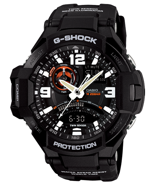  [Pin Miễn Phí Trọn Đời] GA-1000-1A - Đồng hồ G-Shock Nam - Tem Vàng Chống Giả 