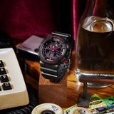  [Pin Miễn Phí Trọn Đời] GA-100BNR-1ADR - Đồng hồ G-Shock Nam - Tem Vàng Chống Giả 