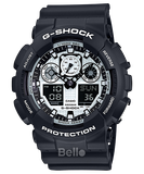  [Pin Miễn Phí Trọn Đời] GA-100BW-1A - Đồng hồ G-Shock Nam - Tem Vàng Chống Giả 