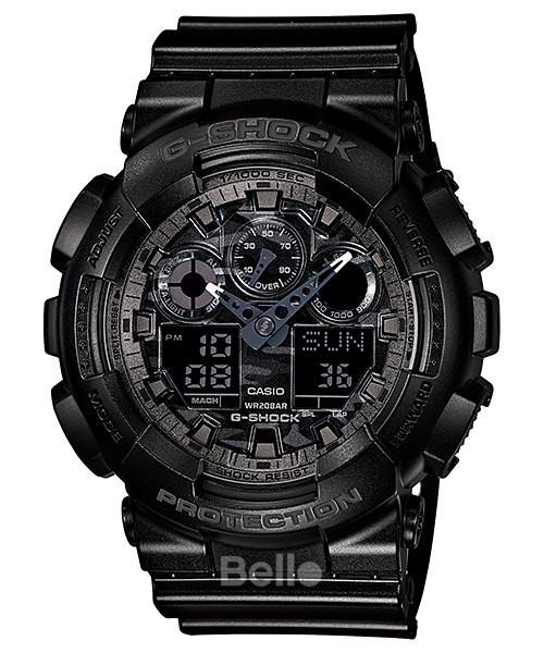  [Pin Miễn Phí Trọn Đời] GA-100CF-1A - Đồng hồ G-Shock Nam - Tem Vàng Chống Giả 