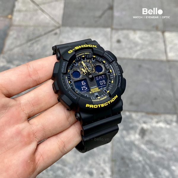  Casio G-Shock GA-100CY-1ADR - Uy tín từ 2009, Tem vàng chống giả, Bảo hành 5 năm, Pin miễn phí trọn đời 