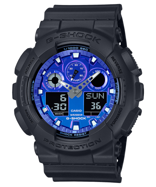  Casio G-Shock GA-100FL-1A - Uy tín từ 2009, Tem vàng chống giả, Bảo hành 5 năm, Pin miễn phí trọn đời 