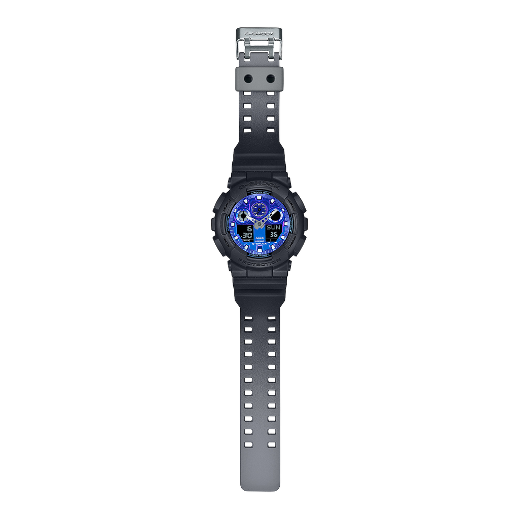  Casio G-Shock GA-100FL-1A - Uy tín từ 2009, Tem vàng chống giả, Bảo hành 5 năm, Pin miễn phí trọn đời 