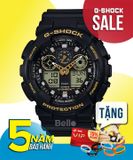  [Pin Miễn Phí Trọn Đời] GA-100GBX-1A9 - Đồng hồ G-Shock Nam - Tem Vàng Chống Giả 