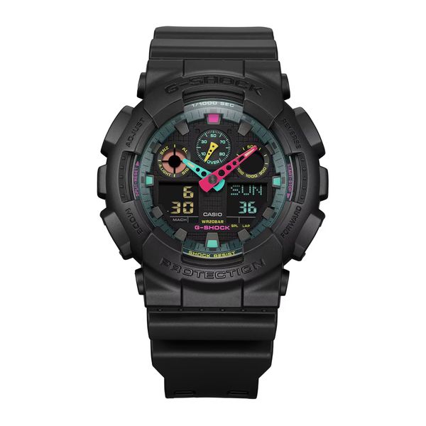  Casio G-Shock GA-100MF-1ADR - Uy tín từ 2009, Tem vàng chống giả, Bảo hành 5 năm, Pin miễn phí trọn đời 