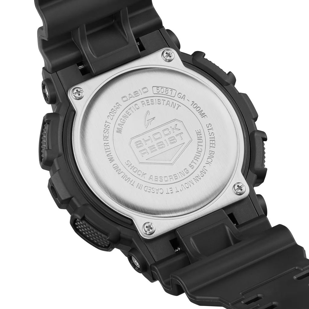  [Pin Miễn Phí Trọn Đời] GA-100MF-1ADR - Đồng hồ G-Shock Nam - Tem Vàng Chống Giả 