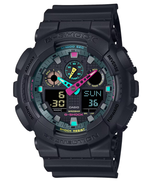  Casio G-Shock GA-100MF-1ADR - Uy tín từ 2009, Tem vàng chống giả, Bảo hành 5 năm, Pin miễn phí trọn đời 