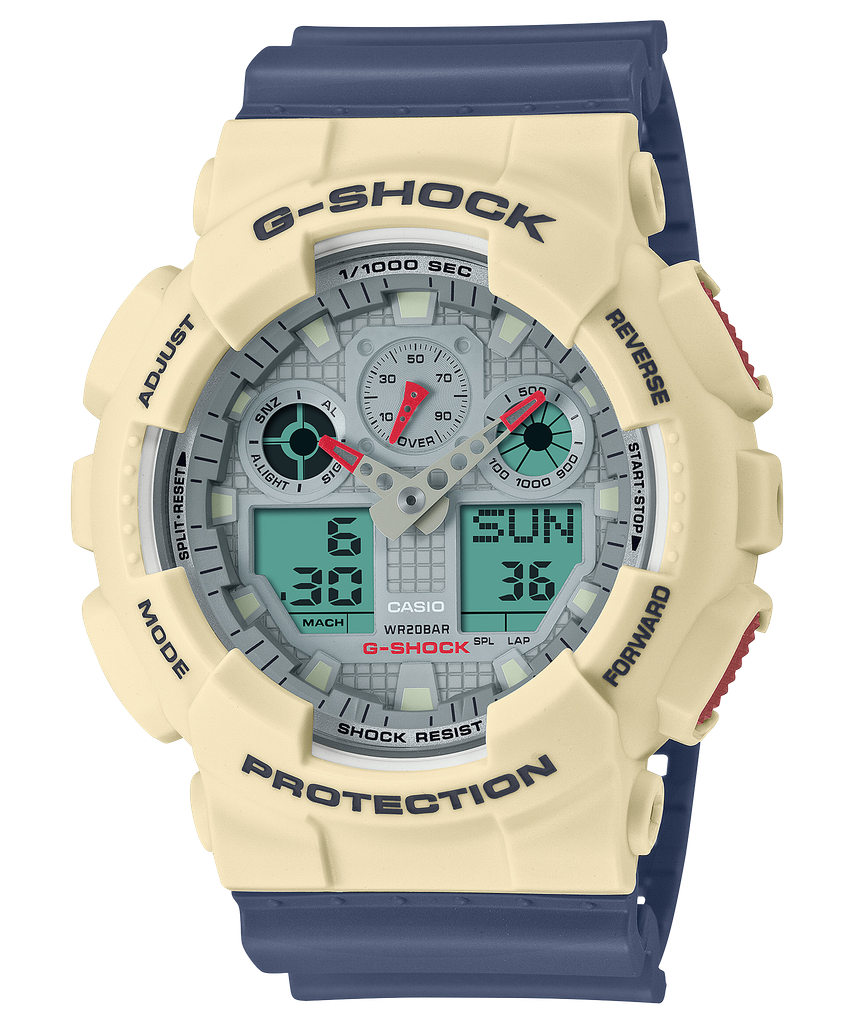  [Uy Tín Từ 2009] GA-100PC-7A2 - Đồng hồ G-Shock Nam - Tem Vàng Chống Giả 