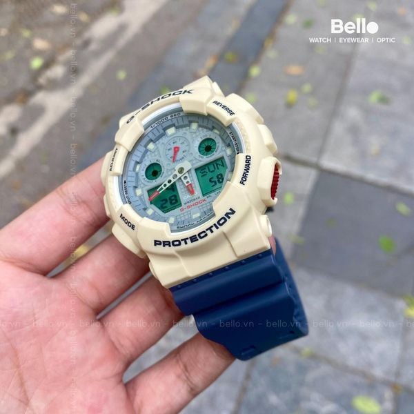  [LIMITED] Casio G-Shock GA-100PC-7A2 - Uy tín từ 2009, Tem vàng chống giả, Bảo hành 5 năm, Pin miễn phí trọn đời 