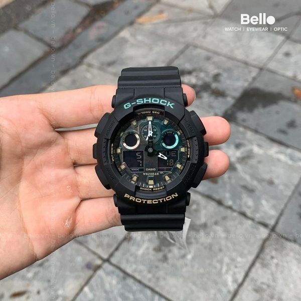  Casio G-Shock GA-100RC-1A - Uy tín từ 2009, Tem vàng chống giả, Bảo hành 5 năm, Pin miễn phí trọn đời 
