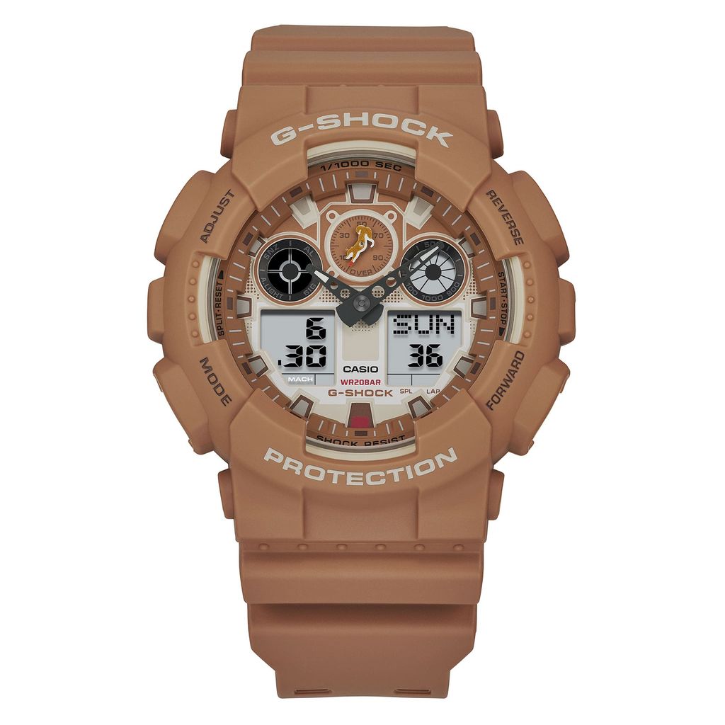  [LIMITED] Casio G-Shock GA-100SHB-5A - Uy tín từ 2009, Tem vàng chống giả, Bảo hành 5 năm, Pin miễn phí trọn đời 