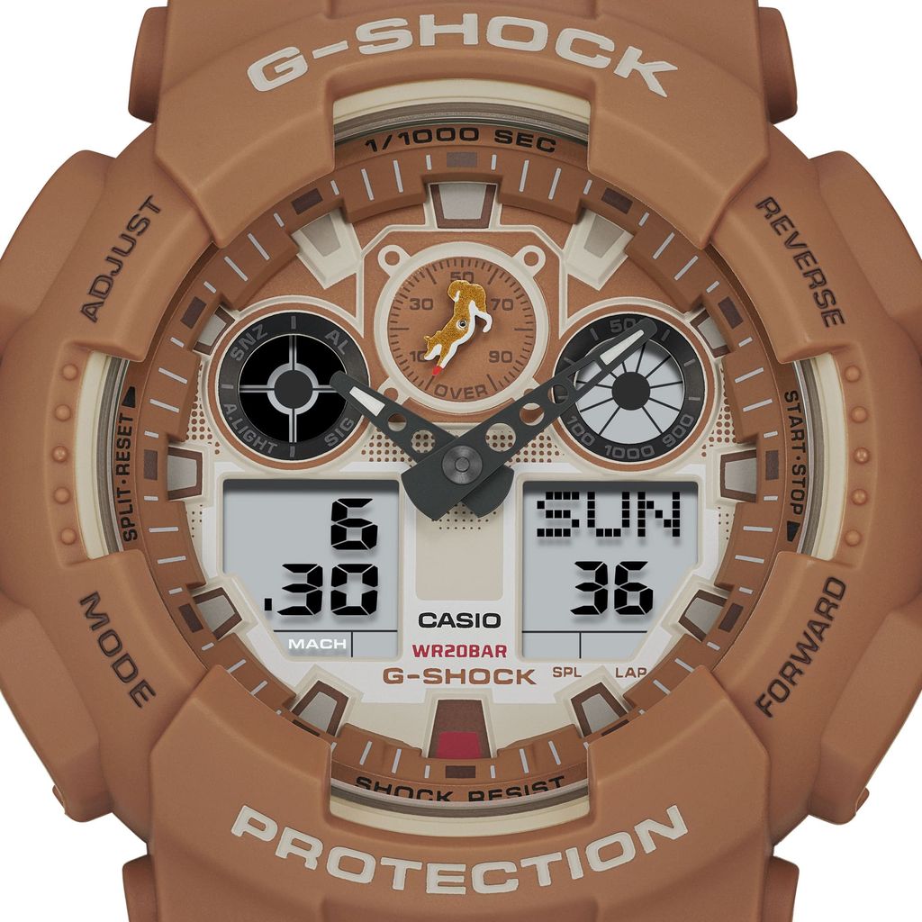 [LIMITED] Casio G-Shock GA-100SHB-5A - Uy tín từ 2009, Tem vàng chống giả, Bảo hành 5 năm, Pin miễn phí trọn đời 