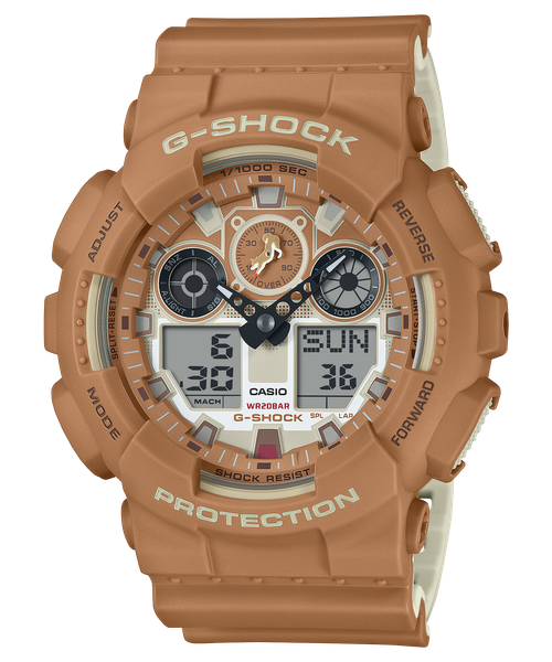  [LIMITED] Casio G-Shock GA-100SHB-5A - Uy tín từ 2009, Tem vàng chống giả, Bảo hành 5 năm, Pin miễn phí trọn đời 