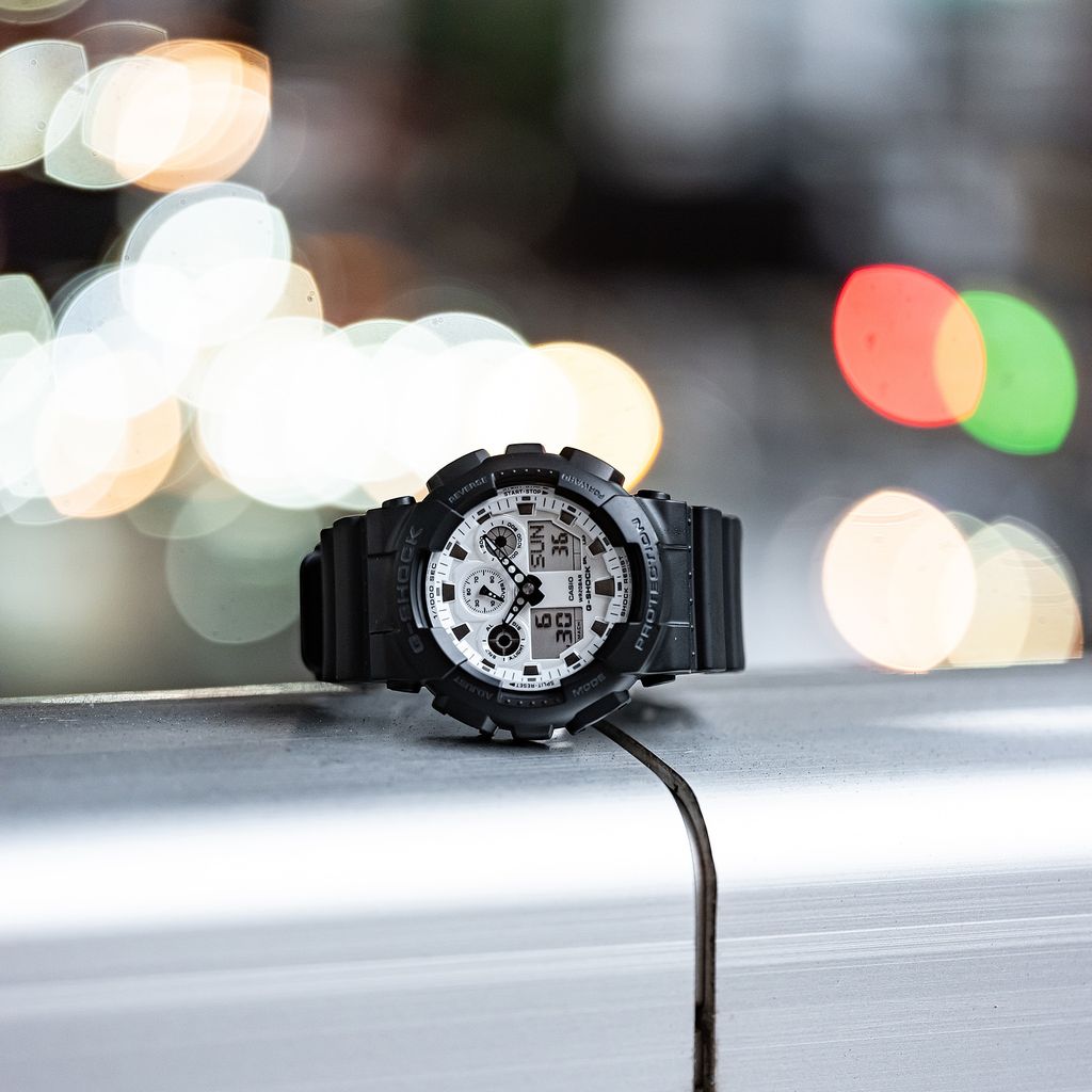  Casio G-Shock GA-100WD-1A - Uy tín từ 2009, Tem vàng chống giả, Bảo hành 5 năm, Pin miễn phí trọn đời 