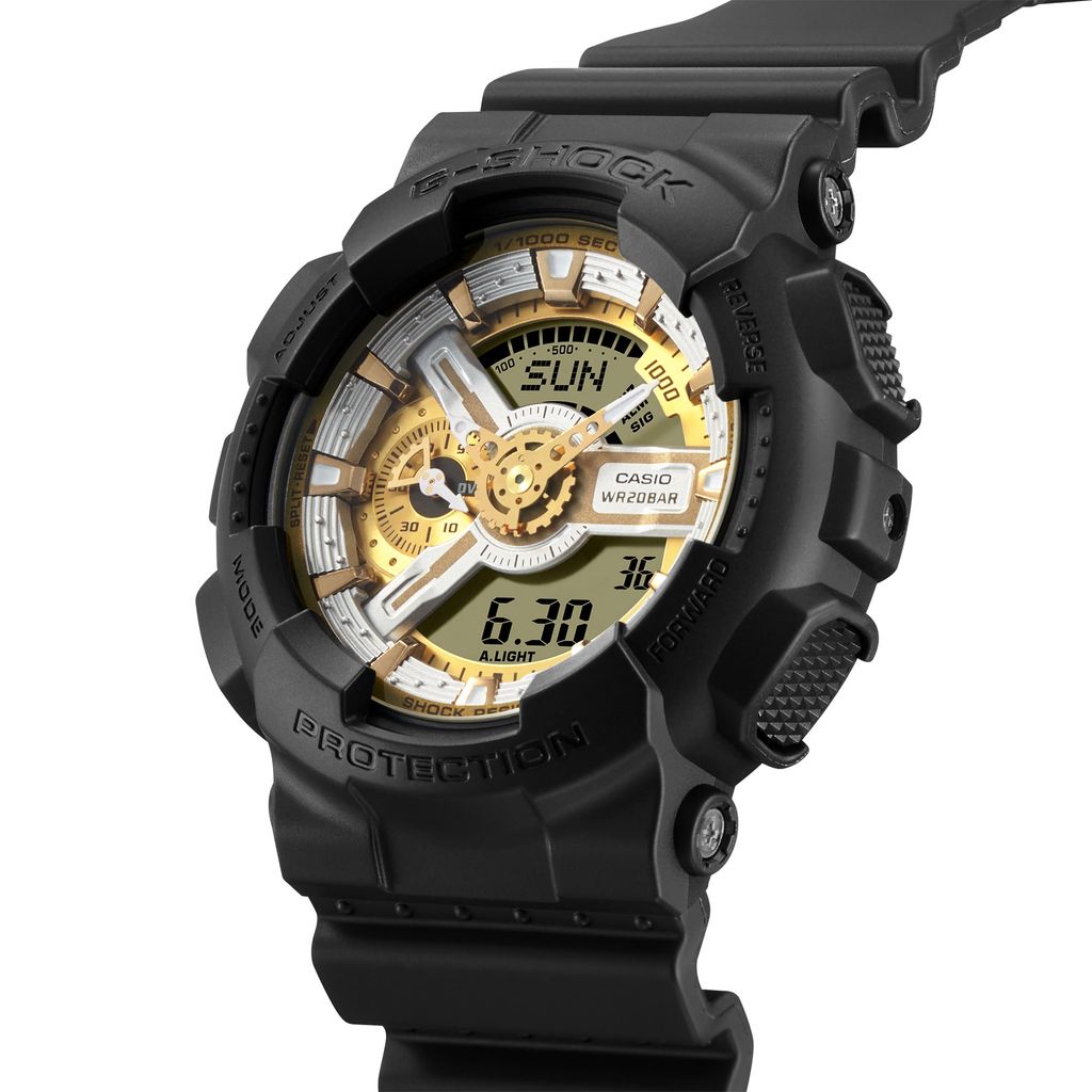 [Pin Miễn Phí Trọn Đời] GA-110CD-1A9DR - Đồng hồ G-Shock Nam - Tem Vàng Chống Giả 