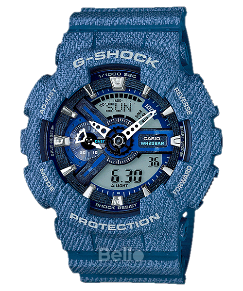  [Pin Miễn Phí Trọn Đời] GA-110DC-2A - Đồng hồ G-Shock Nam - Tem Vàng Chống Giả 