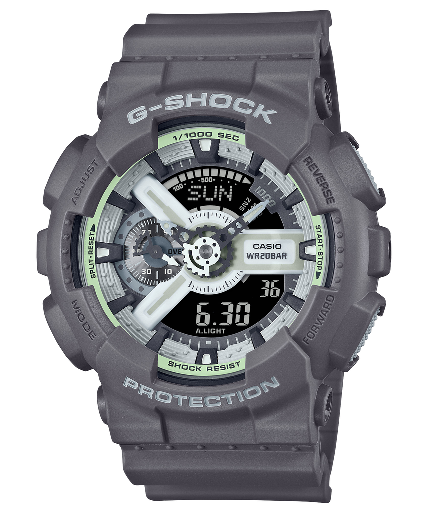  [Pin Miễn Phí Trọn Đời] GA-110HD-8ADR - Đồng hồ G-Shock Nam - Tem Vàng Chống Giả 