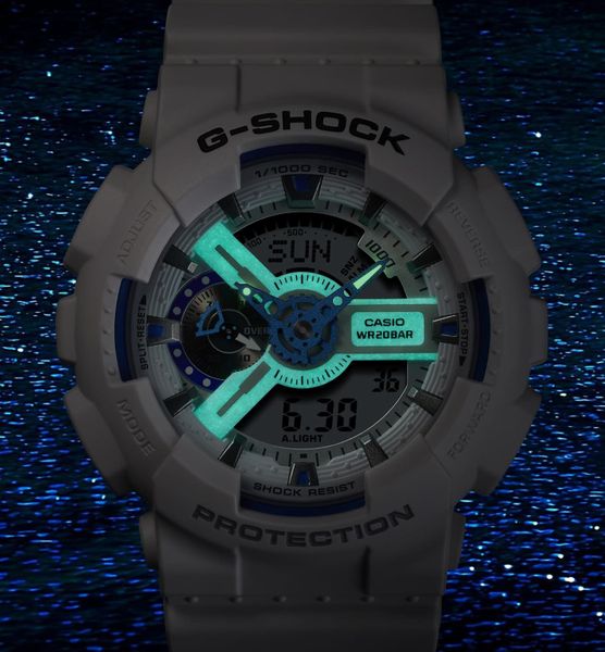  Casio G-Shock GA-110HDS-7A - Uy tín từ 2009, Tem vàng chống giả, Bảo hành 5 năm, Pin miễn phí trọn đời 