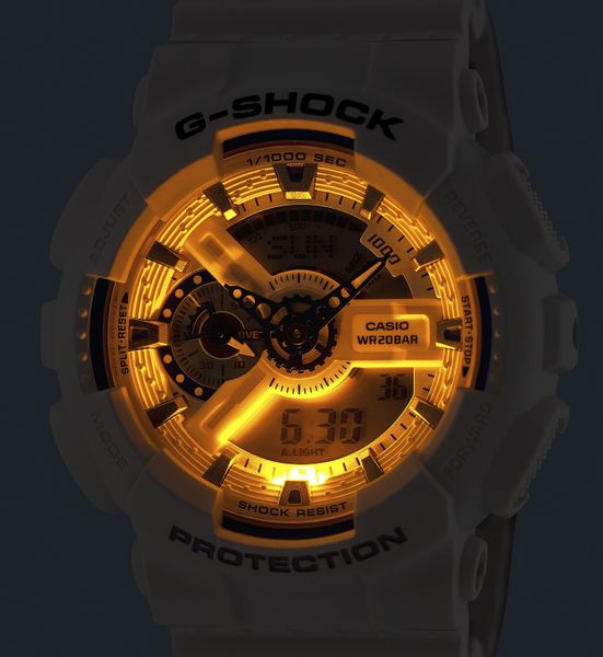  Casio G-Shock GA-110HDS-7A - Uy tín từ 2009, Tem vàng chống giả, Bảo hành 5 năm, Pin miễn phí trọn đời 