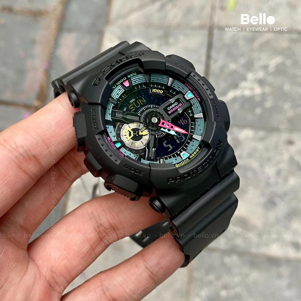  Casio G-Shock GA-110MF-1ADR - Uy tín từ 2009, Tem vàng chống giả, Bảo hành 5 năm, Pin miễn phí trọn đời 