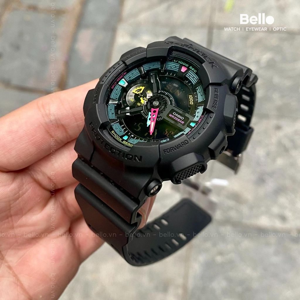  Casio G-Shock GA-110MF-1ADR - Uy tín từ 2009, Tem vàng chống giả, Bảo hành 5 năm, Pin miễn phí trọn đời 